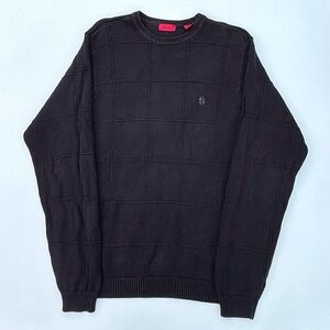 Izod Black Crewneck Sweater